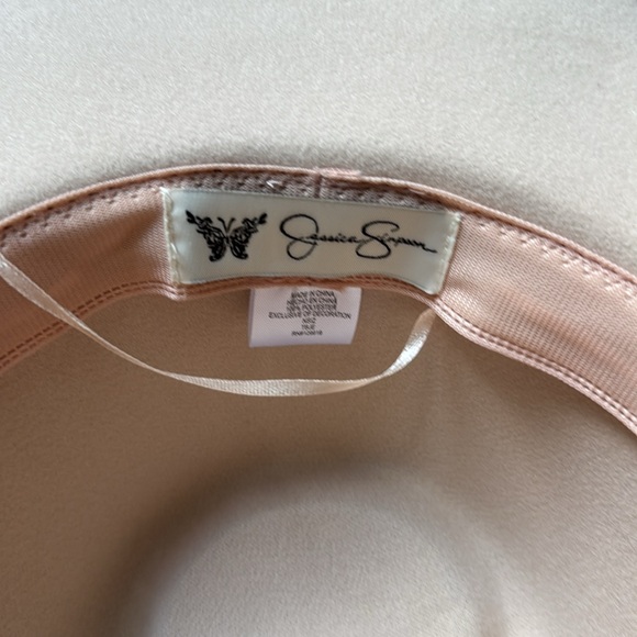 Jessica Simpson Women's Felt Macrame Trim Cowboy Hat - Picture 4 of 5